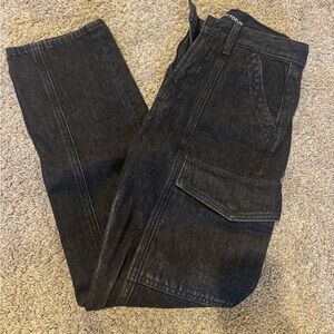 Aritzia Denim Forum The 90s lo- Rise Cargo slim Jeans size 24